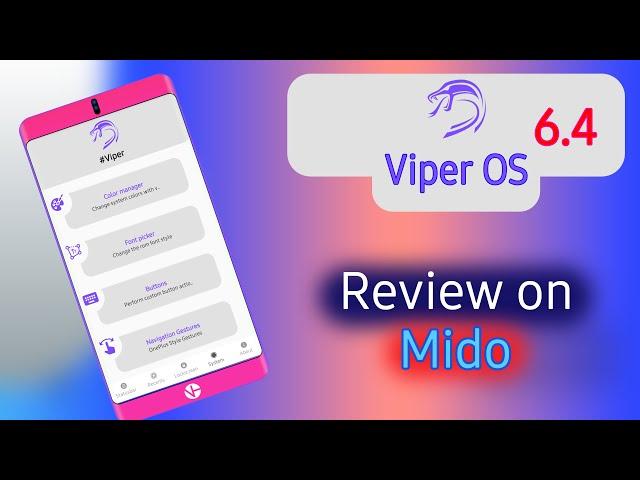 Viper OS 6.4 Review | on mido | ( Pie ) viper os for redmi note 4 | #NhSoft