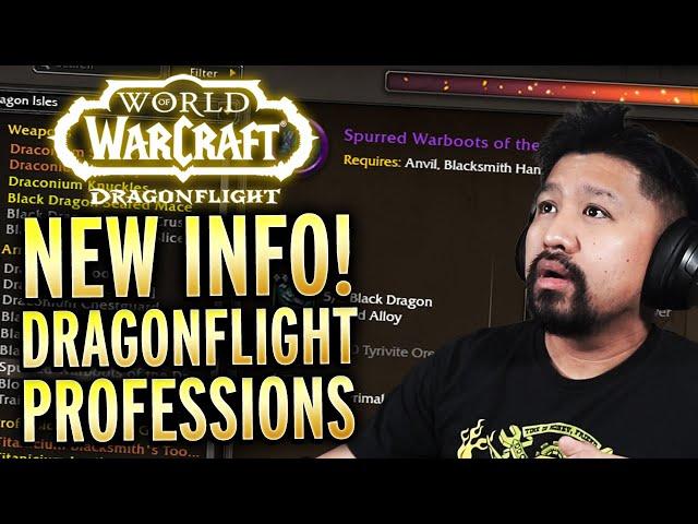 Dragonflight Professions NEW DETAILS! Equip Limits, Reagents, Flasks Replaced?