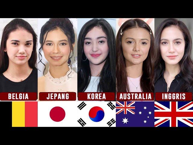 20 Artis Cantik Indonesia Bedarah Blasteran #Part1