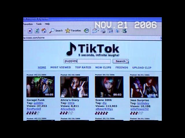 TikTok but it's in 2006