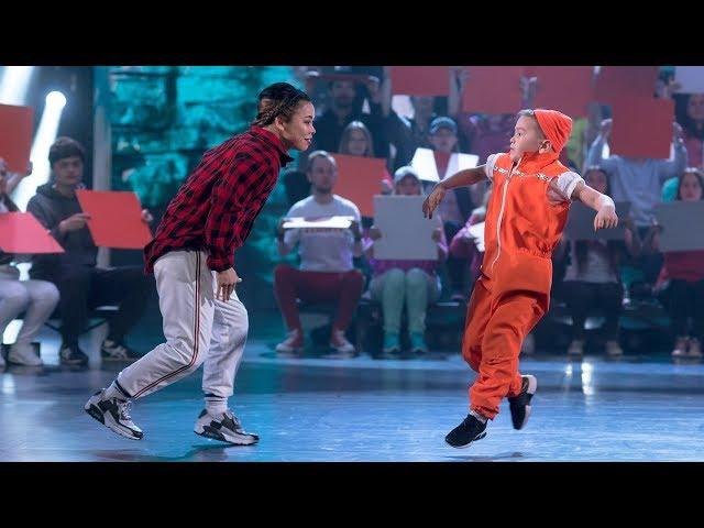 «B-Boy Малыш Ник» vs «B-Girl Narumi». Категория «Ритм улиц». «Лига удивительных людей»