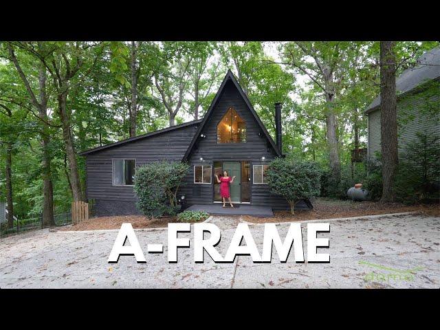 AMAZING A-FRAME ON THE LAKE! | Southeast Drone