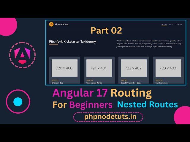 Angular 17 Nested Routes for Beginners Part 2 | Angular 17 Child Routes for Beginners | Angular 17