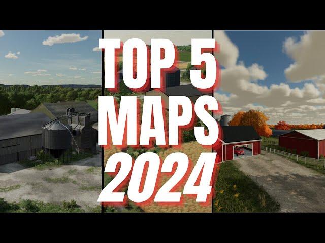 TOP 5 BEST MAPS OF 2024 FOR CONSOLE | Farming Simulator 22