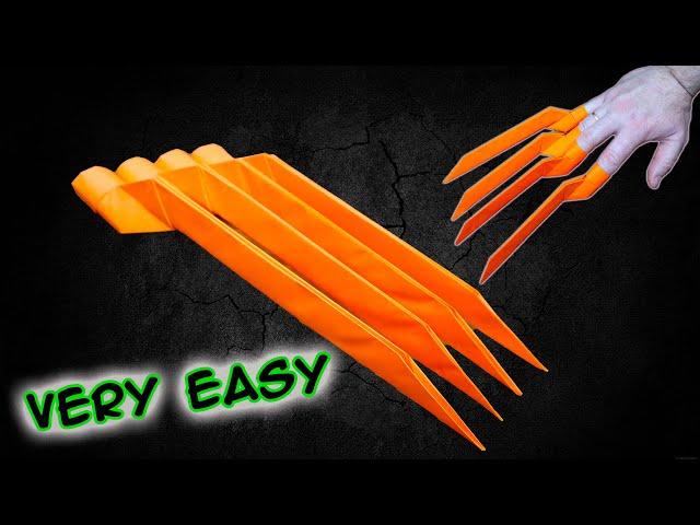 How to make wolverine claws out of paper! AS REAL!
