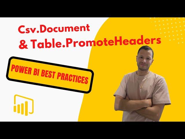 Combine CSV files in Power Query with automatically promoted headers | Power BI tips