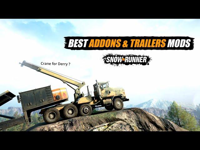 Snowrunner Top 7 best Addons & trailers pack mods