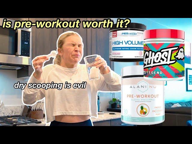 TESTING POPULAR PRE-WORKOUT BRANDS *trying to find the BEST PRE-WORKOUT* yeehaw