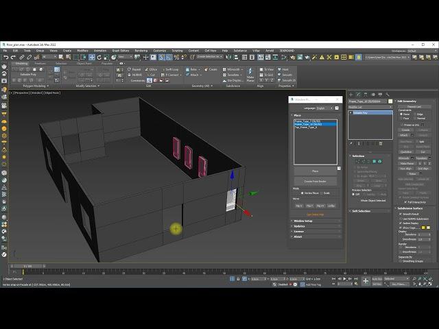 Window Placer (3Ds Max Script) - How to place windows