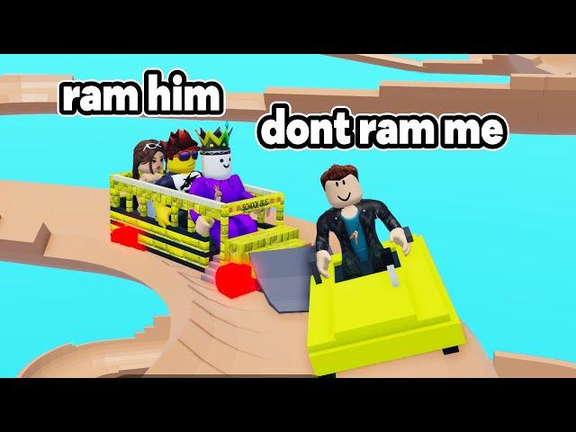 I Slide Down the Biggest ICE Slide On Roblox