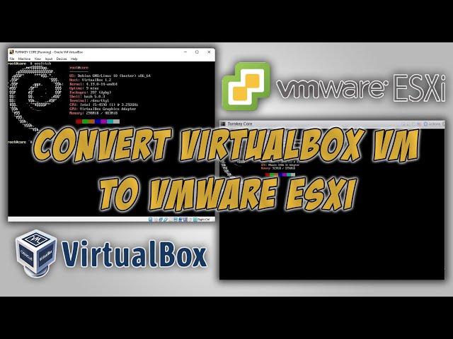 Convert VirtualBox VM to VMware ESXi