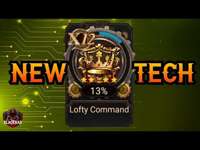 NEW "HIDDEN" TECH Lofty Command, HOW to unlock it - Rise of Castles Ice and Fire