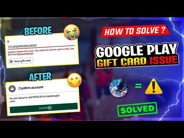 couldnt redeem this code || google play redeem code country problem free fire || #redeemcodeproblem