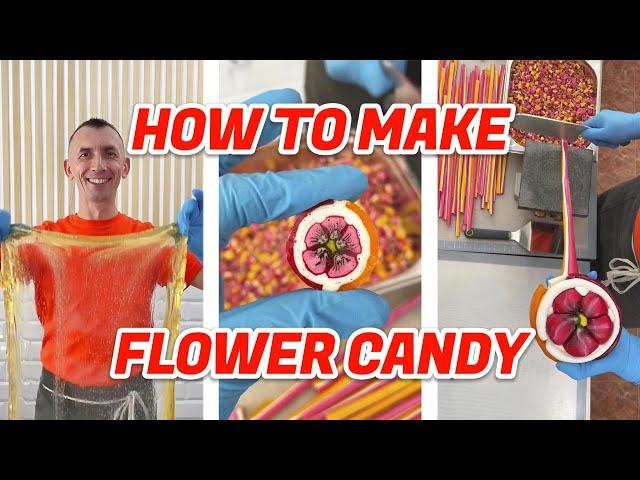 DIY How To Make Flower Candy #diy #Tutorial #Recipe #Yummy #foodie #asmr #viralvideo #memes #art