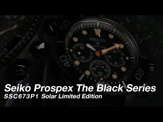 Seiko Prospex SSC673P1 The Black Series Chronograph Limited Edition Solar