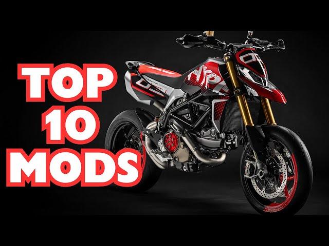 Transform Your Ride: Top 10 Must-Have Mods for a Ducati Hypermotard 950 SP!