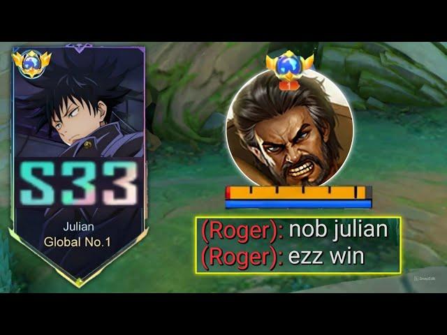 GOODBYE ROGER META! TRY THIS NEW BUILD JULIAN CAN 1 HIT ENEMIES | TOP 1 GLOBAL JULIAN - MLBB