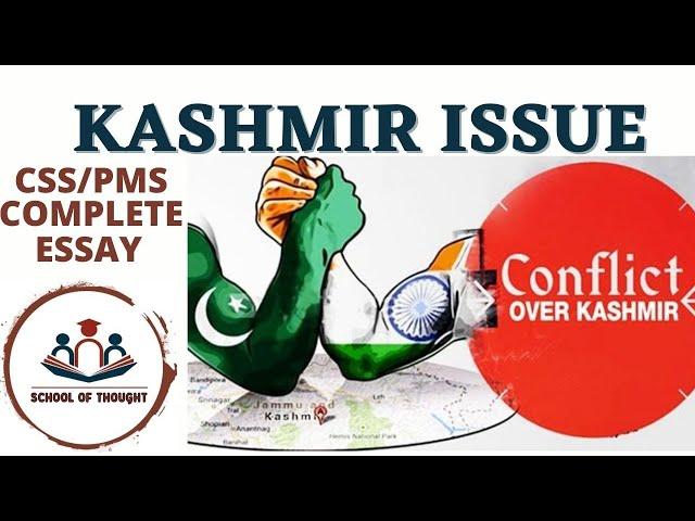 CSS ESSAY: Kashmir Issue