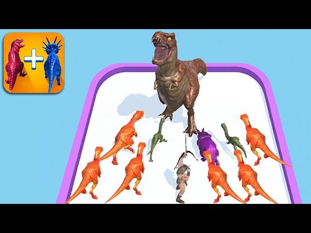 MERGE MASTER - DINOSAUR FUSION - Walkthrough Gameplay Part 11 - LEVELS 266-315 (iOS Android)