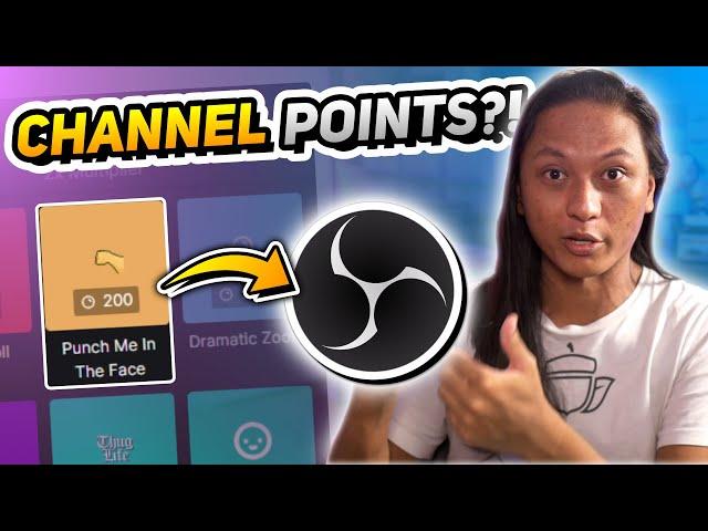 Control OBS With CHANNEL POINTS! - Touch Portal Events!