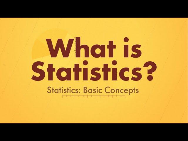 What is Statistics?