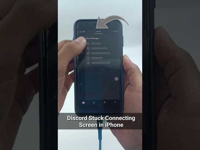 Discord Stuck at Connecting Screen in iPhone