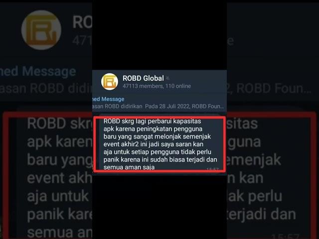 APLIKASI ROBD GLOBAL & REDFORD TRADING LAGI DRAMA MENUJU SCAM #robdglobal #redford #scam #short