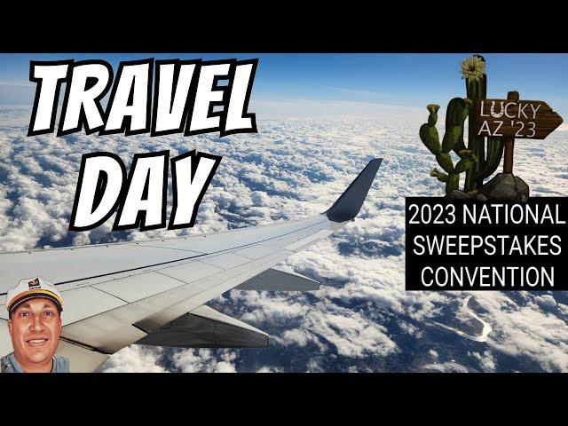 My Travel Day To Scottsdale, Arizona! The 2023 National Sweepstakes Convention Vlog Series