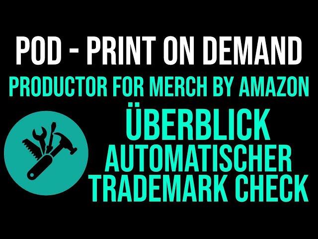 Productor Überblick: Dashboard | Manage | Stats - Automatischer Trademark Check