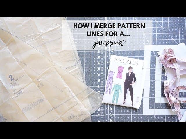 How I Merge Pattern Lines For A...Jumpsuit