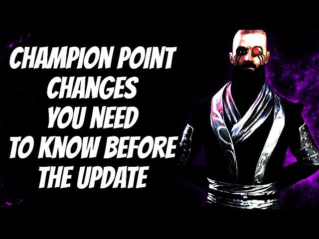 Champion Point changes you NEED to know before the update