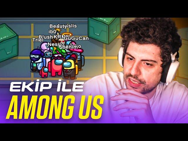 KARAMAN TARZI GAMEPLAY | Ekip ile Oyun İçi Konuşmalı Among Us! | Hype