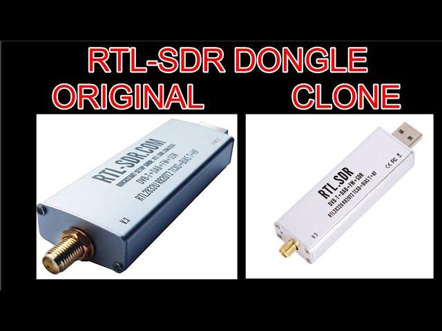 RTL- SDR dongle - How to spot the clone