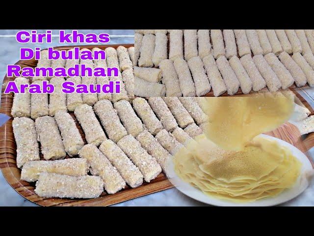 Makanan khas bulan ramadhan di arab Saudi // fatayer kambudi