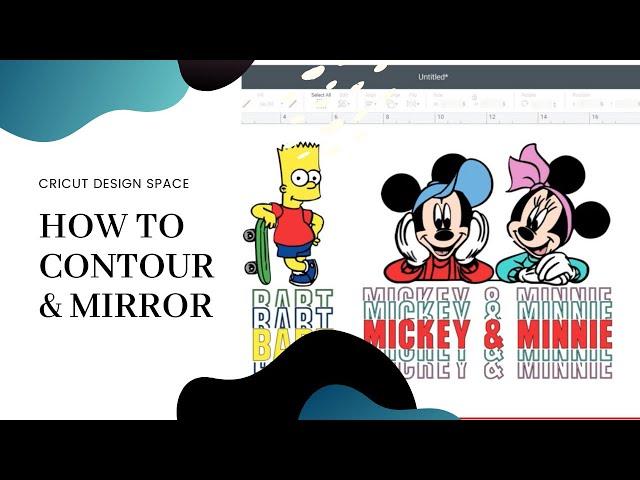 Quick and Easy Way to Add Color Layers Using CONTOUR + MIRROR Font - Cricut Design Space