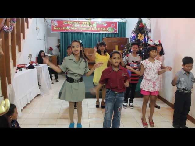 Tarian Natal Sekolah Minggu GKO Sola Fide