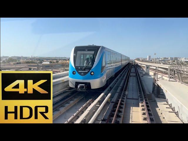 [4K 60fps HDR]Dubai Metro-Green Line(ALL STATIONS) by the new ALSTOM train-Shot on iPhone 13 Pro Max