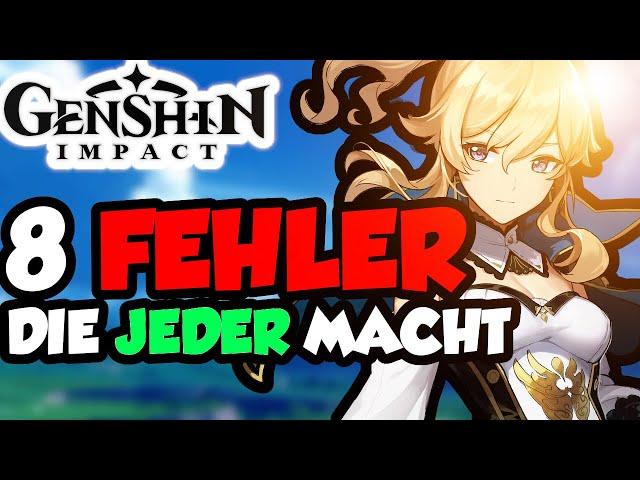 Genshin Impact DEUTSCH | 8 FEHLER die fast JEDER macht! Guide