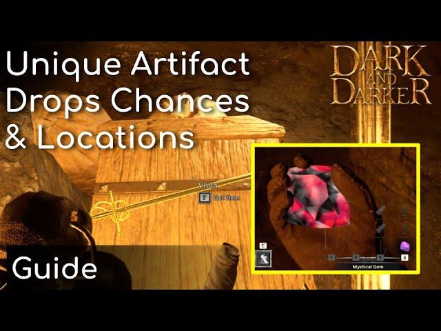 Unique Artifact Static Spawns Explained | Dark and Darker