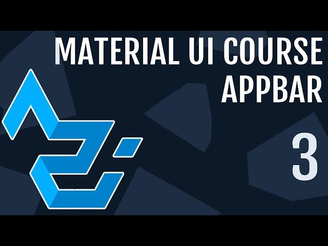 Material UI Course #3 AppBar