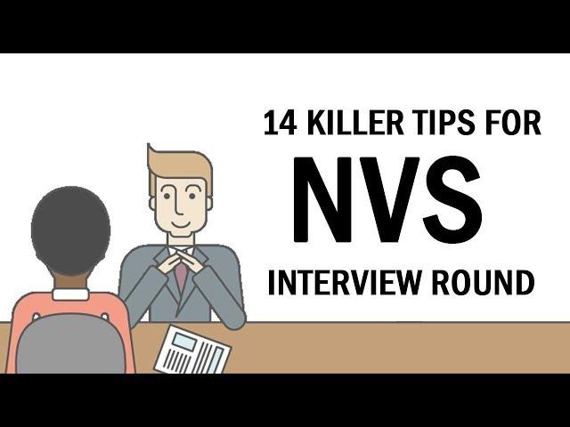 14 Killer Tips for NVS Interview Round