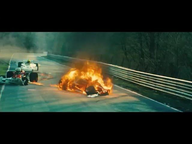 Niki Lauda Unfall Rush und echtes Video
