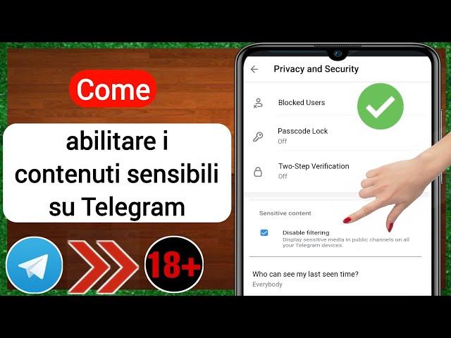 Come abilitare i contenuti sensibili su Telegram -iPhone | Abilita contenuti sensibili su Telegram