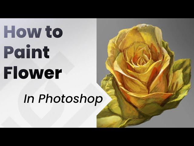 How to paint a Flower in photoshop by jesus conde