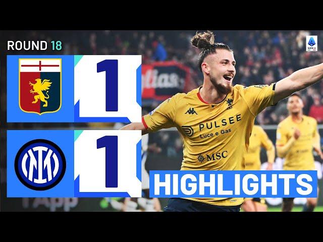 GENOA-INTER 1-1 | HIGHLIGHTS | Inter pegged back by heroic Genoa | Serie A 2023/24