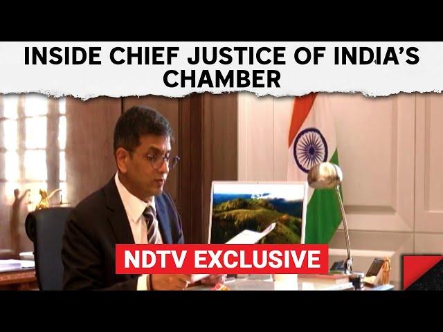 Chief Justice Of India | NDTV Takes You Inside Chief Justice Of India DY Chandrachud’s Office