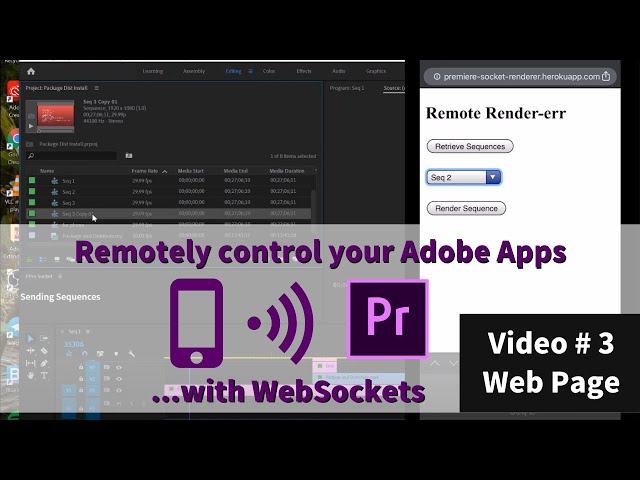 Control your Adobe app remotely.... with WebSockets - Part 3 | WEBPAGE