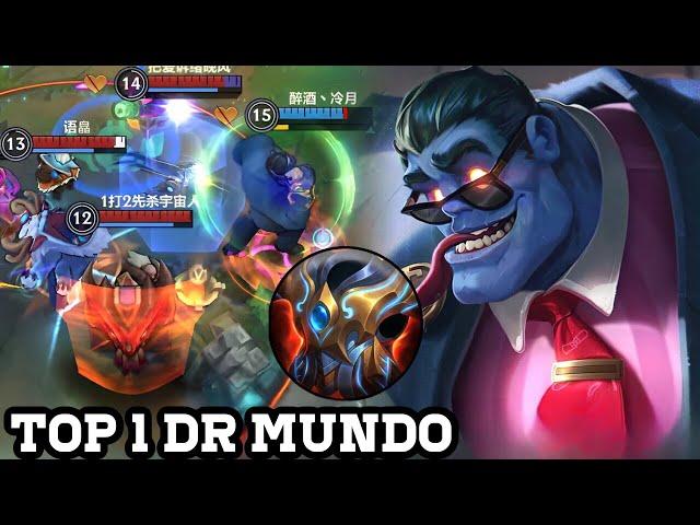 Wild Rift Dr mundo   Top 1 Dr mundo Gameplay Rank Grandmaster