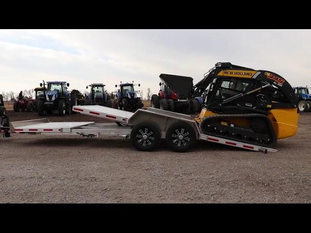 Loading Equipment on Timpte's Equipment Trailer Product Line