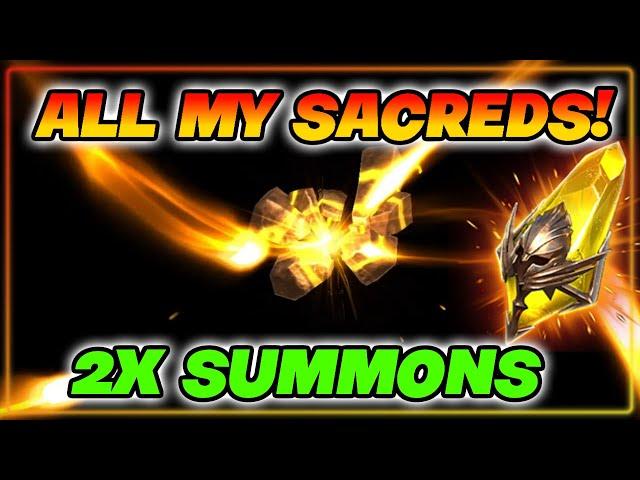 PLARIUM PLEASE BLESS MY ACCOUNT! | 2x Sacred Summons | RAID Shadow Legends